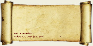 Anđelija Kovjanić vizit kartica